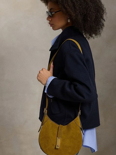 Polo Ralph Lauren torebka zamszowa