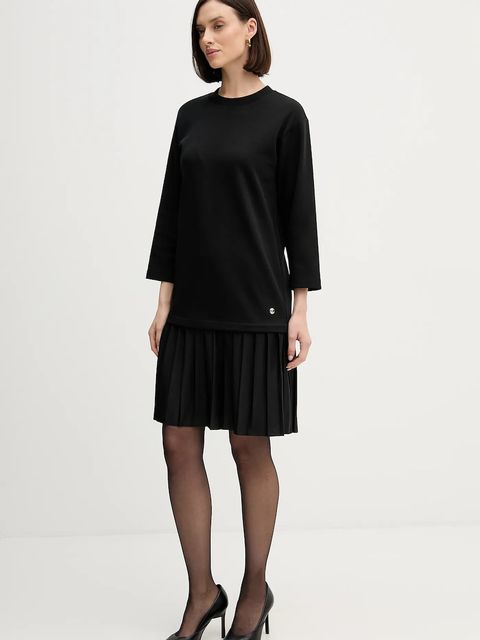 Joop! sukienka kolor czarny mini prosta 30100162 - zdjęcie produktu nr 2