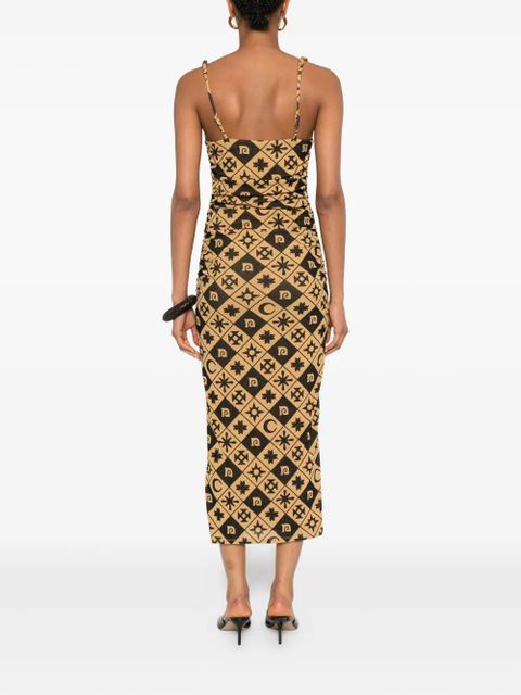 Nanushka ruched midi dress - Black