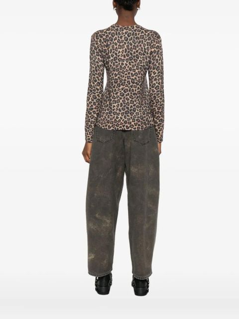 MC2 Saint Barth New Queen printed sweater - Brown