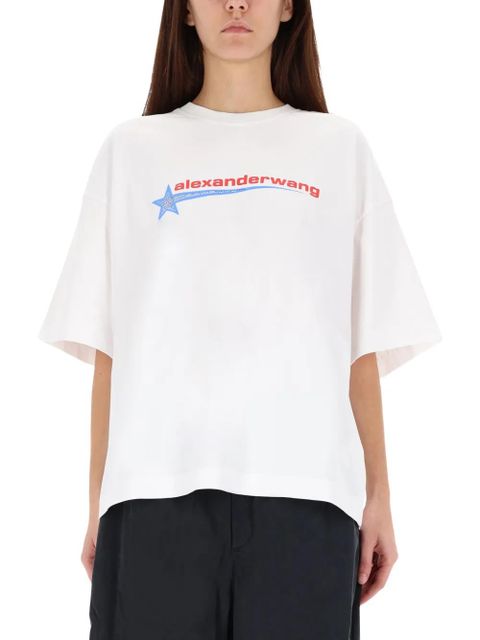 Alexander Wang logo-print T-shirt - White - zdjęcie produktu nr 2