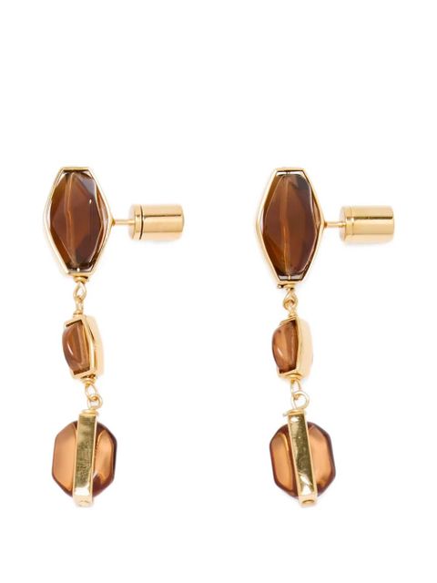 Jil Sander drop earrings - Gold - zdjęcie produktu nr 1