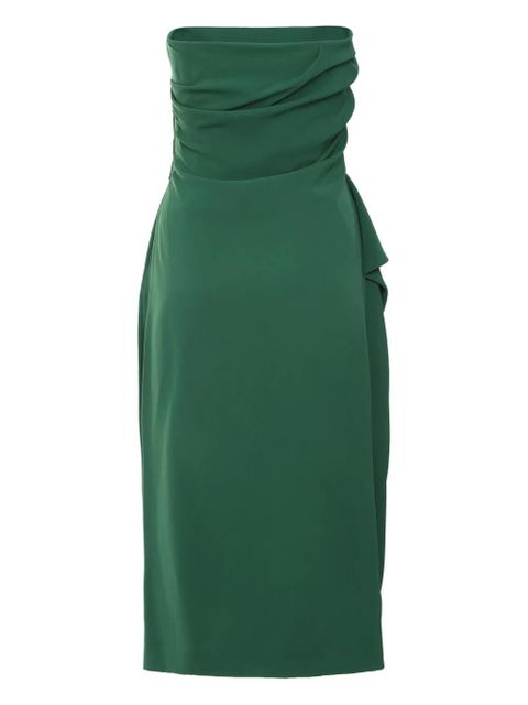 Max Mara Acceso ruffle-details midi dress - Green - zdjęcie produktu nr 2