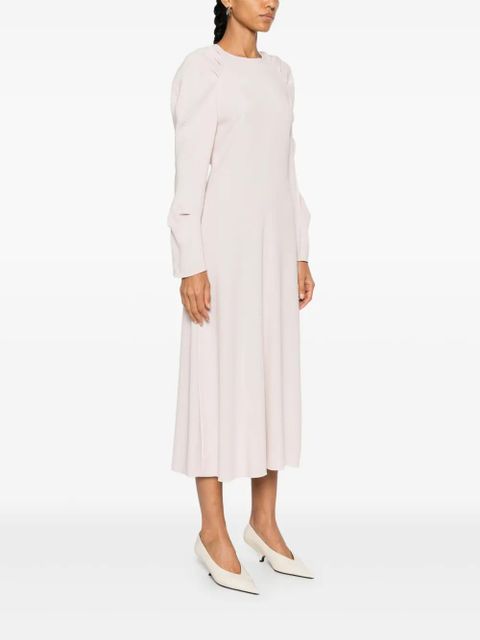 Victoria Beckham crepe midi dress - Pink