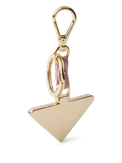 Prada triangle-logo keychain - Gold - zdjęcie produktu nr 2