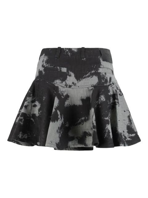 FENDI five-pocket jacquard mini skirt - Grey - zdjęcie produktu nr 2