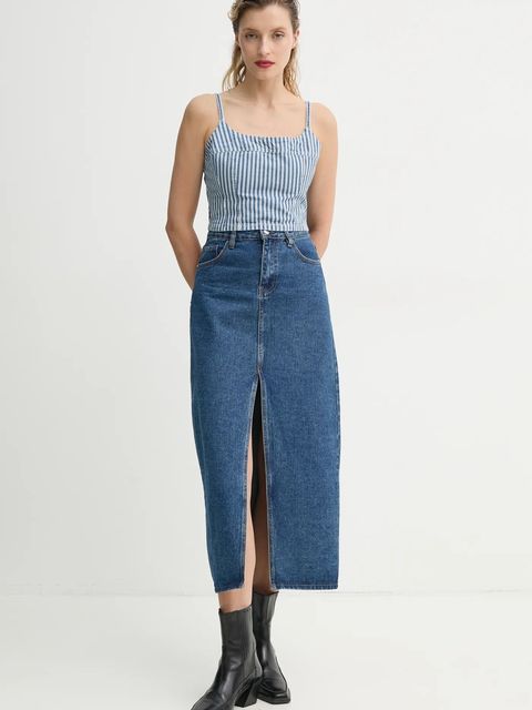 Levi's top jeansowy JADINE DENIM CAMI TANK - zdjęcie produktu nr 2