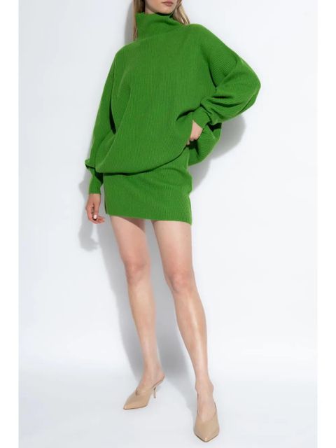Sportmax wool-cashmere high-neck jumper - Green