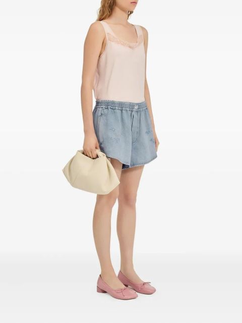 MM6 Maison Margiela elasticated-waist shorts - Blue