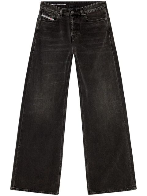 Diesel 1996 D-Sire low-rise wide-leg jeans - Black - zdjęcie produktu nr 1