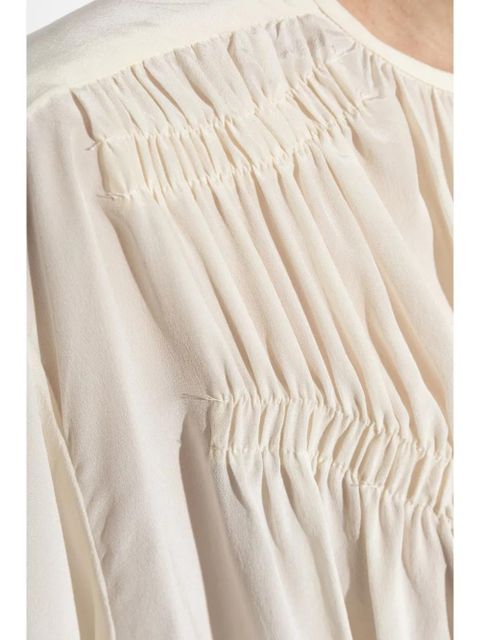 ISABEL MARANT Gelina gathered blouse - Neutrals