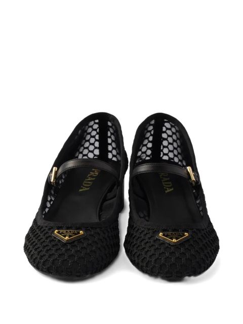 Prada 35mm mesh heeled pumps - White - zdjęcie produktu nr 2