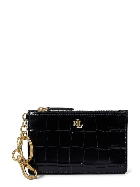 Lauren Ralph Lauren portfel skórzany damski kolor czarny 432979863 - zdjęcie produktu nr 1