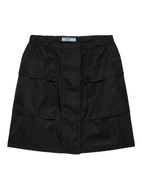 Prada elasticated-waist mini skirt - Black - zdjęcie produktu nr 1