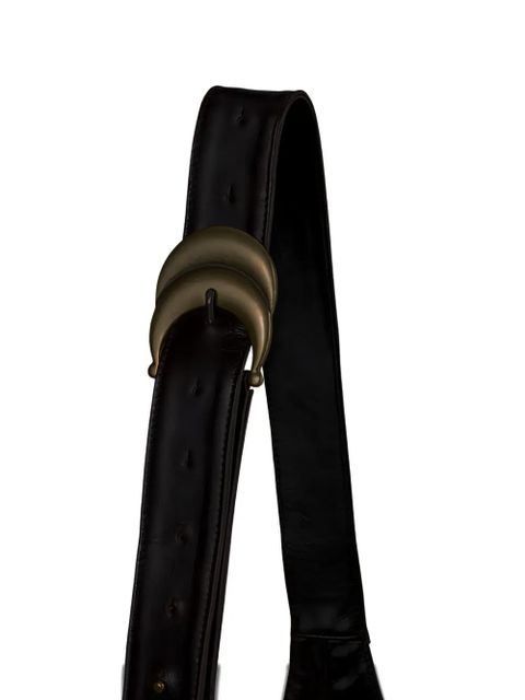 Ba&Sh Youyou buckle shoulder bag - Brown