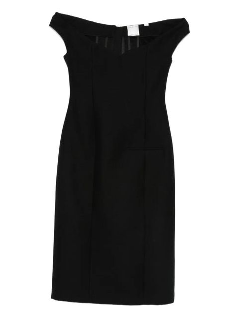 CALVIN KLEIN COLLECTION v-neck sleeveless dress - Black - zdjęcie produktu nr 1