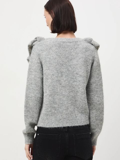 Medicine kardigan damski kolor szary ciepły