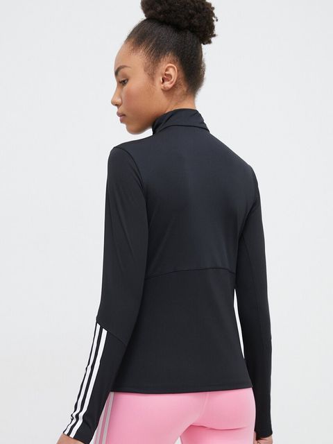 adidas Performance bluza treningowa Hyperglam kolor czarny z nadrukiem IN6841 - zdjęcie produktu nr 2