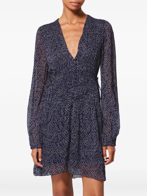 MARANT ÉTOILE Lorieana polka-dot mini dress - Blue