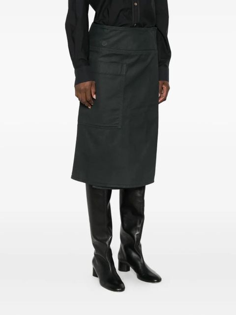 LEMAIRE pocket midi straight skirt - Black - zdjęcie produktu nr 2