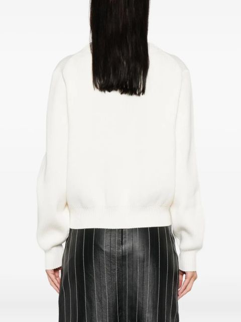 Victoria Beckham V-neck sweater - White