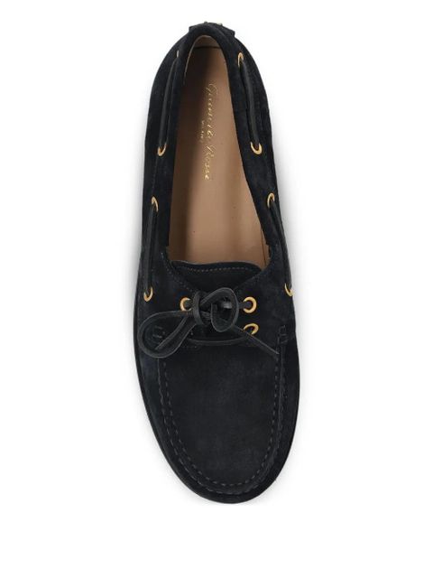 Gianvito Rossi leather oxford shoes - Blue