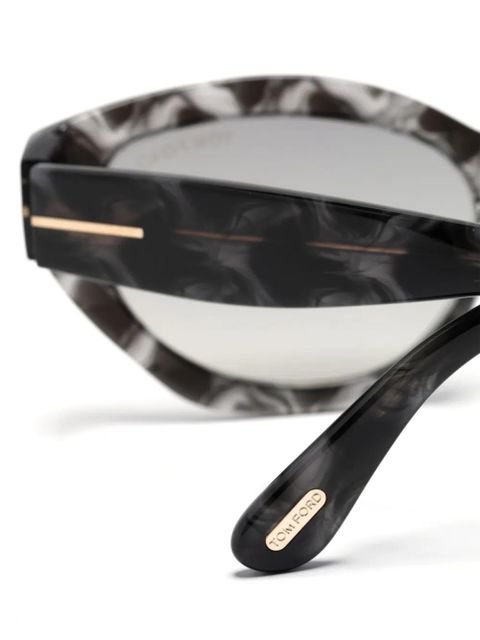 TOM FORD Eyewear Penny cat-eye sunglasses - Grey - zdjęcie produktu nr 2