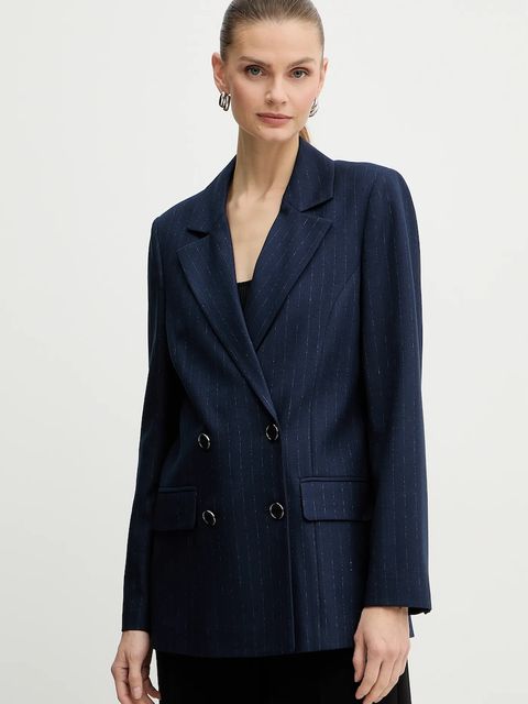 Guess marynarka ZANITA kolor granatowy dwurzędowa W5BN59 W2422 - zdjęcie produktu nr 1