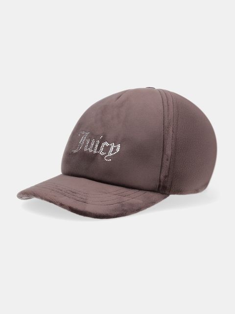Juicy Couture czapka z daszkiem kolor brązowy JCAWH224702 - zdjęcie produktu nr 1