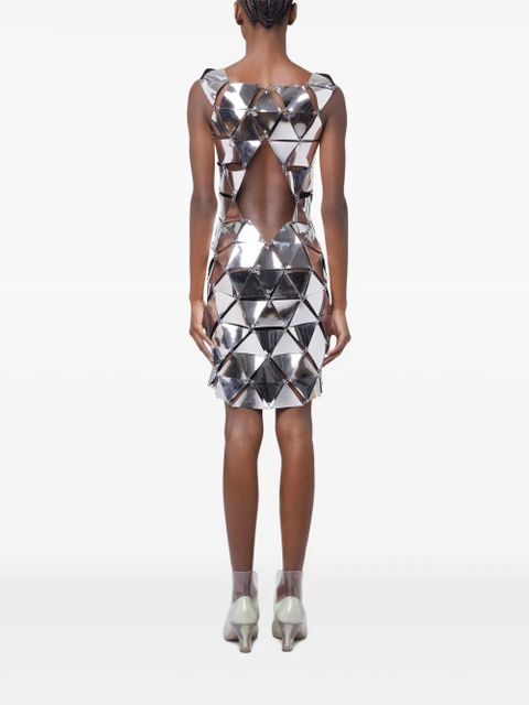 Rabanne Assembly mini dress - Silver