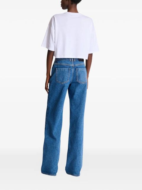 Balmain printed T-shirt - White