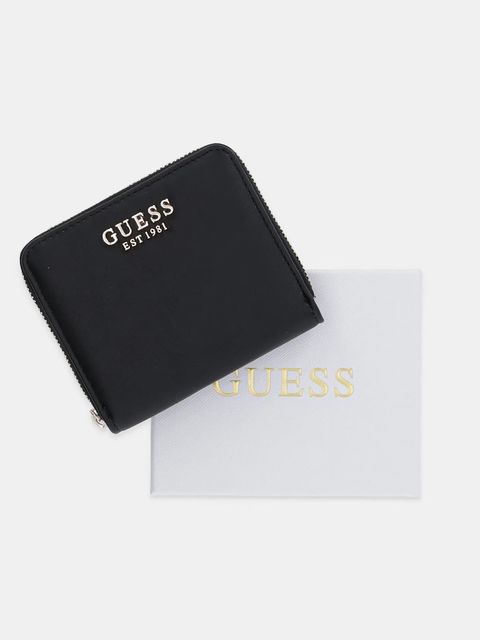 Guess portfel TALENT damski kolor czarny SWNG96 69137