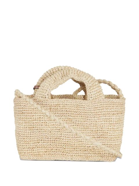 Manebi micro New Sunset tote bag - Neutrals - zdjęcie produktu nr 2
