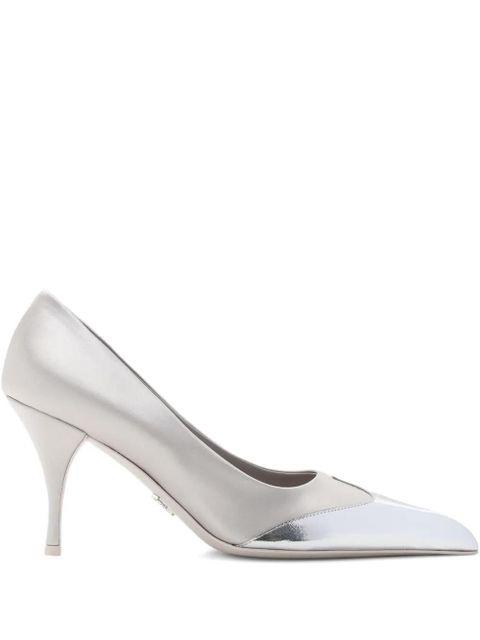 Prada metallic-toecap pumps - Silver - zdjęcie produktu nr 1