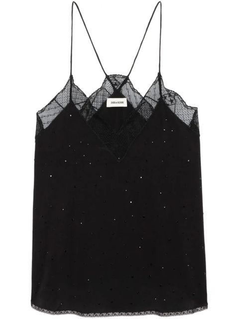 Zadig&Voltaire Christy silk top - Black - zdjęcie produktu nr 1