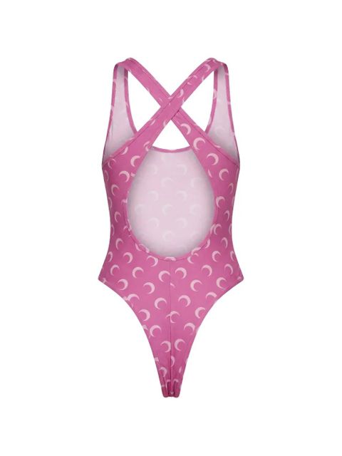 Marine Serre moon printed swimwear - Pink - zdjęcie produktu nr 2