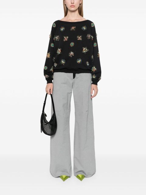 PUCCI embroidered sweatshirt - Black