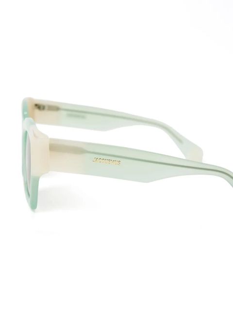 Jacquemus Baci square-frame sunglasses - Green
