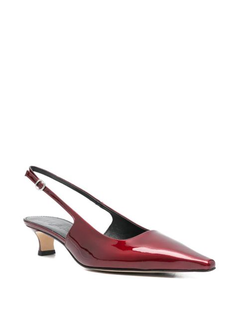 Aeyde 35mm Catrina slingback pumps - Red