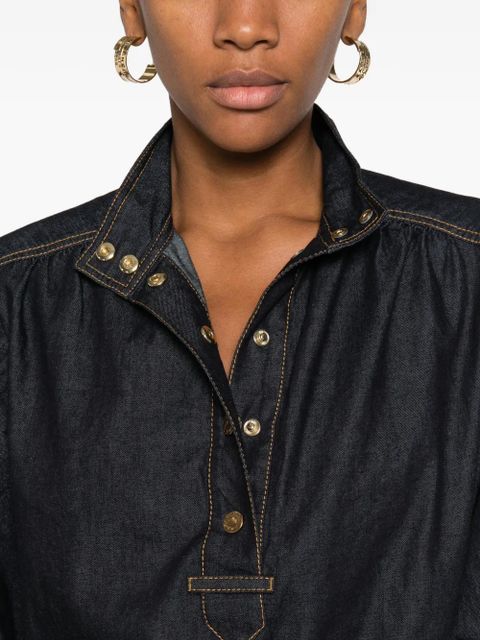 ZIMMERMANN button cotton blouse - Blue