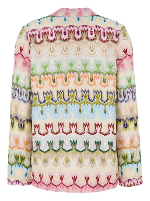 Missoni embroidered blazer - Neutrals - zdjęcie produktu nr 2