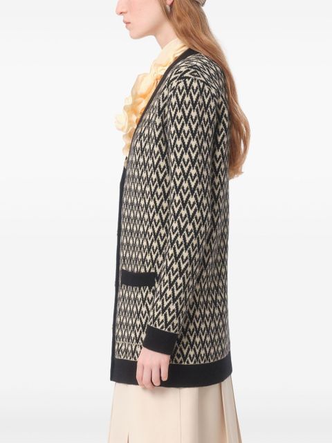 Valentino Garavani Toute La V cardigan - Black