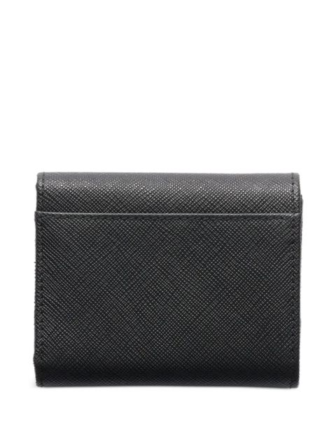 Prada leather triangle-logo wallet - Black - zdjęcie produktu nr 2