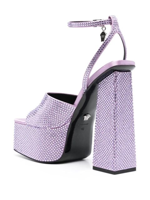Versace 150mm Aevitas platform sandals - Purple