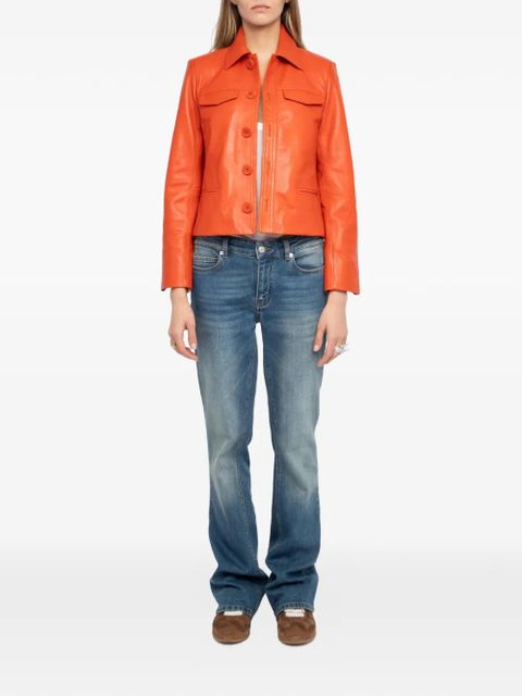 Zadig&Voltaire Liam buttoned jacket - Orange - zdjęcie produktu nr 2