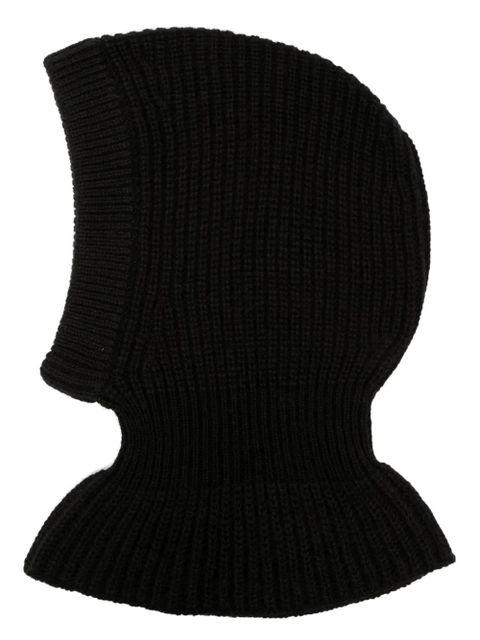 LEMAIRE round-neck ribbed balaclava - Black - zdjęcie produktu nr 1