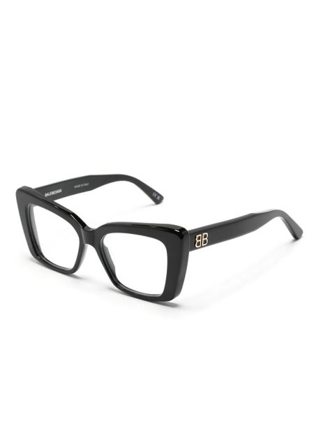 Balenciaga Eyewear Everyday butterfly-frame glasses - Black - zdjęcie produktu nr 2
