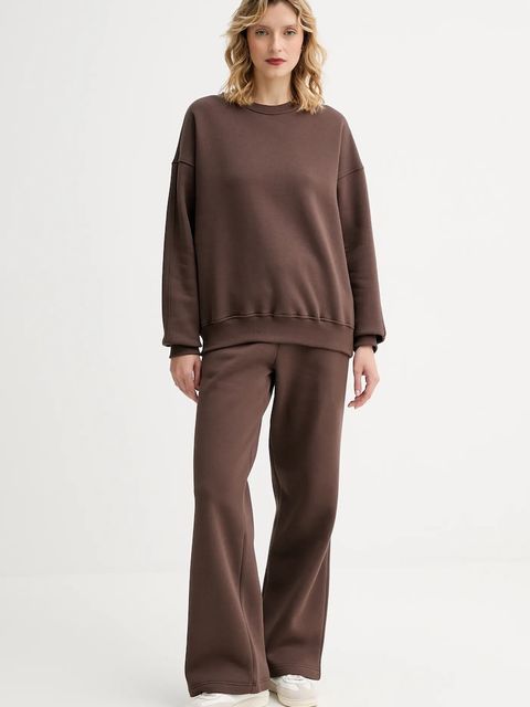 MUUV. bluza MUUV. x Answear damska kolor brązowy gładka