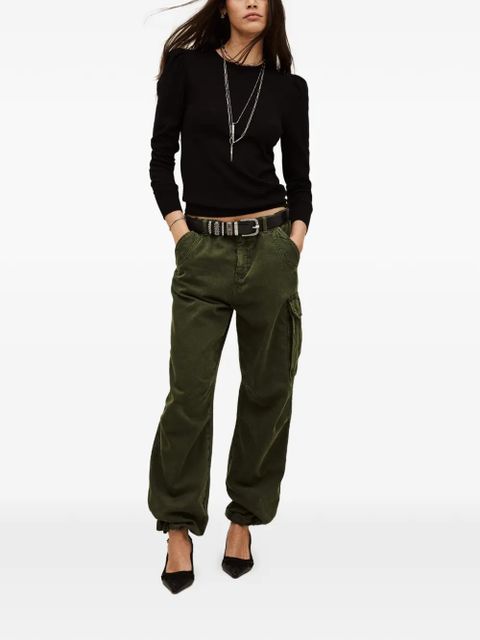 Ba&Sh Britania puff-sleeve knitwear - Black - zdjęcie produktu nr 2