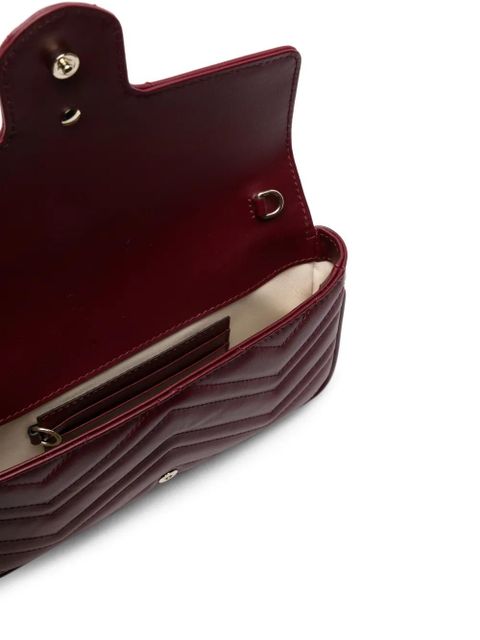 Gucci mini Marmont cross body bag - Red